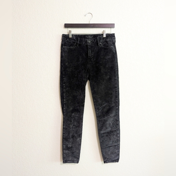 Lucky Brand Black Velour Jeans - Picture 1 of 4